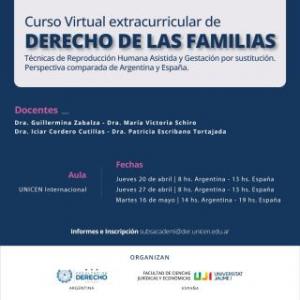 Curso virtual de Derecho de las Familias